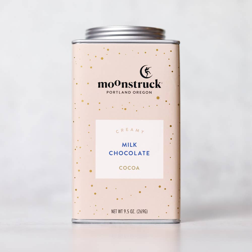 Moonstruck Creamy Milk Chocolate Hot Cocoa Mix Tin