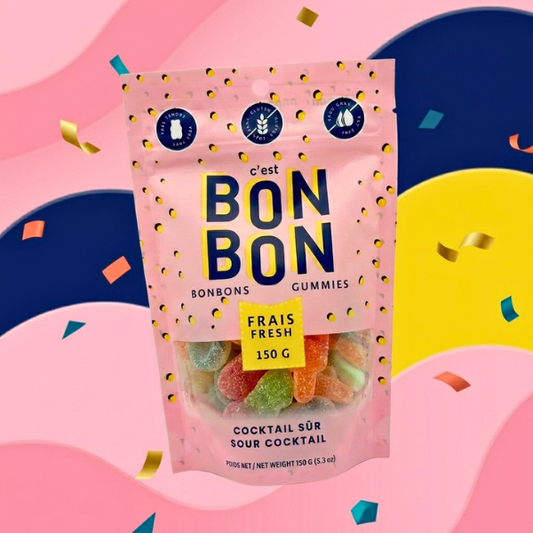 La boîte à bonbons Sour Cocktail Gummy Candies