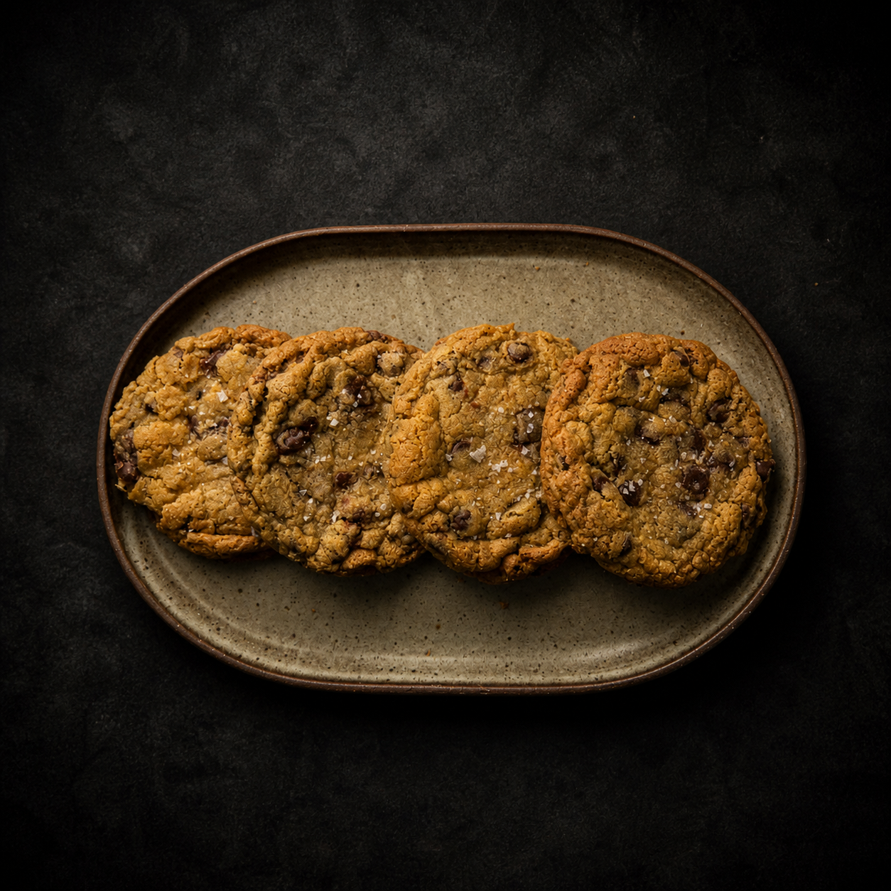 Homemade Giant Chocolate Chip Cookie - BeHe
