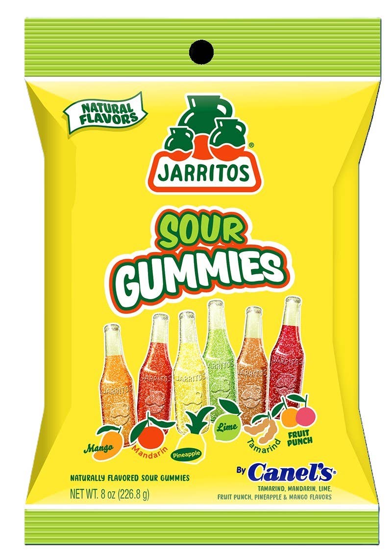 Jarritos Sour Gummies - 8 oz Peg Bag