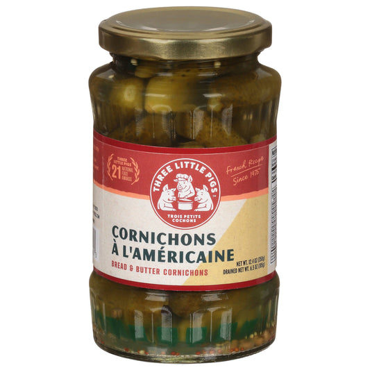 Three Little Pigs Cornichons - Bread & Butter