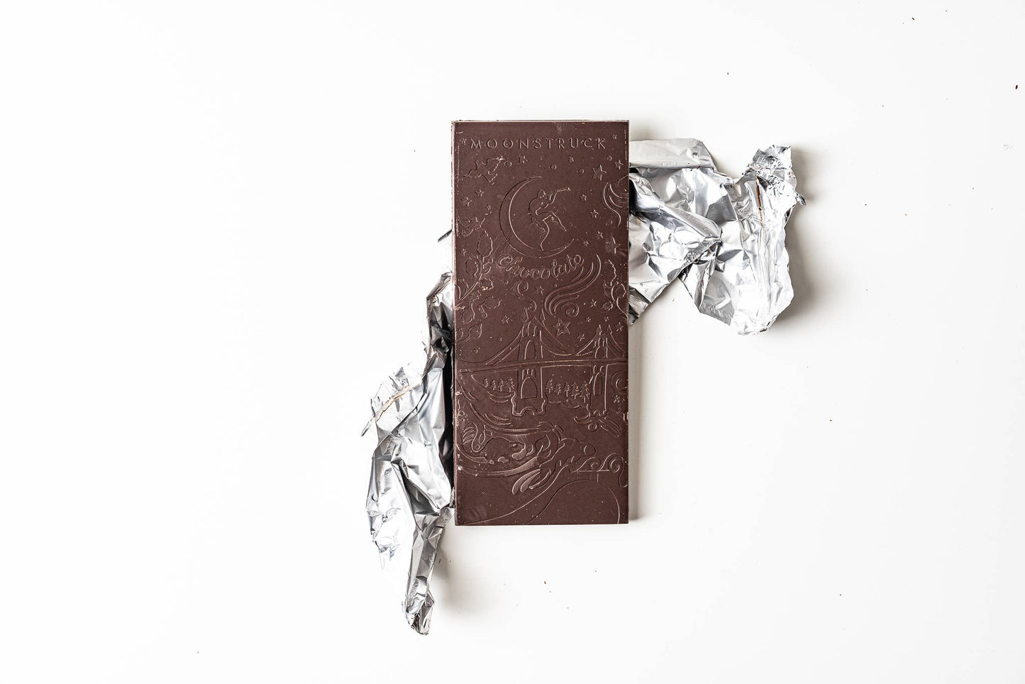 Moonstruck Salty Dark Sea Salt Almond Chocolate Bar