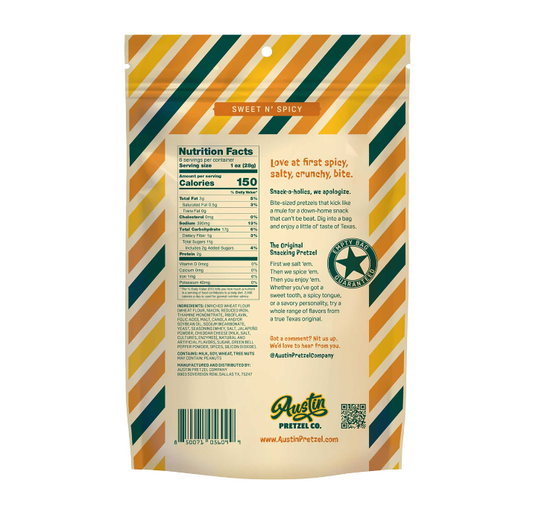 Austin Pretzel Company Jalapéno Queso Pretzels - 6 oz