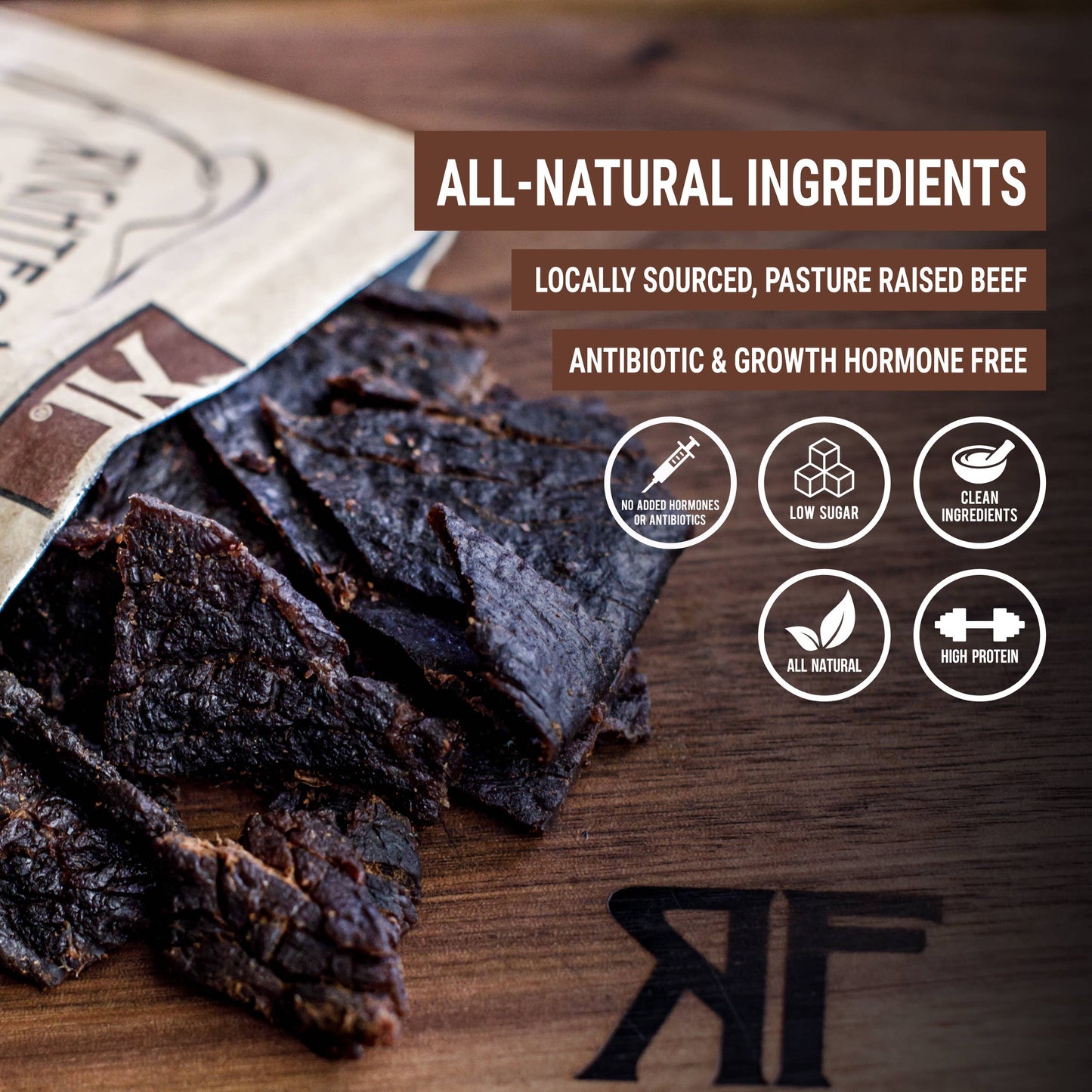 Righteous Felon Bourbon Franklin Beef Jerky - 2 oz