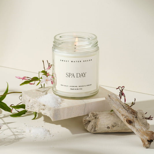 Sweet Water Decor Spa Day Soy Candle 9 oz