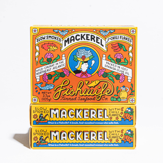 Fishwife Slow Smoked Mackerel - 3.7 oz
