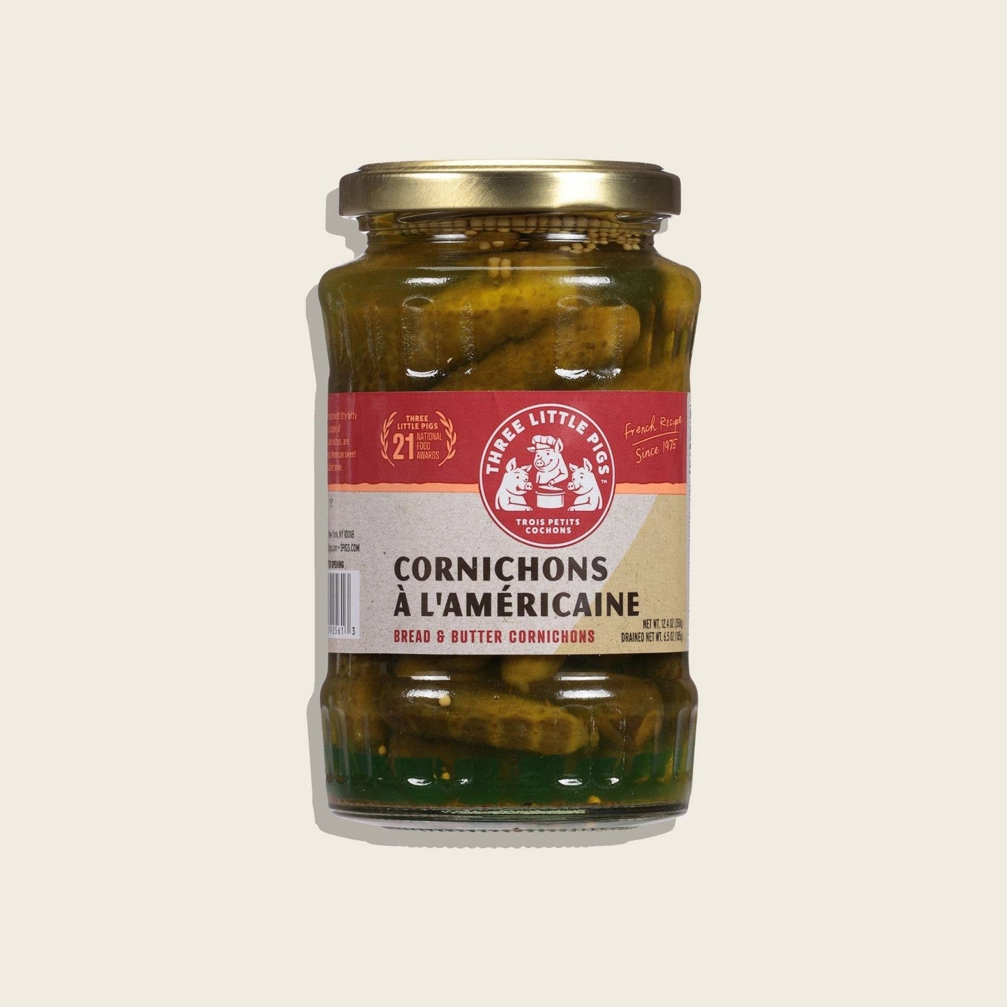 Three Little Pigs Cornichons - Bread & Butter