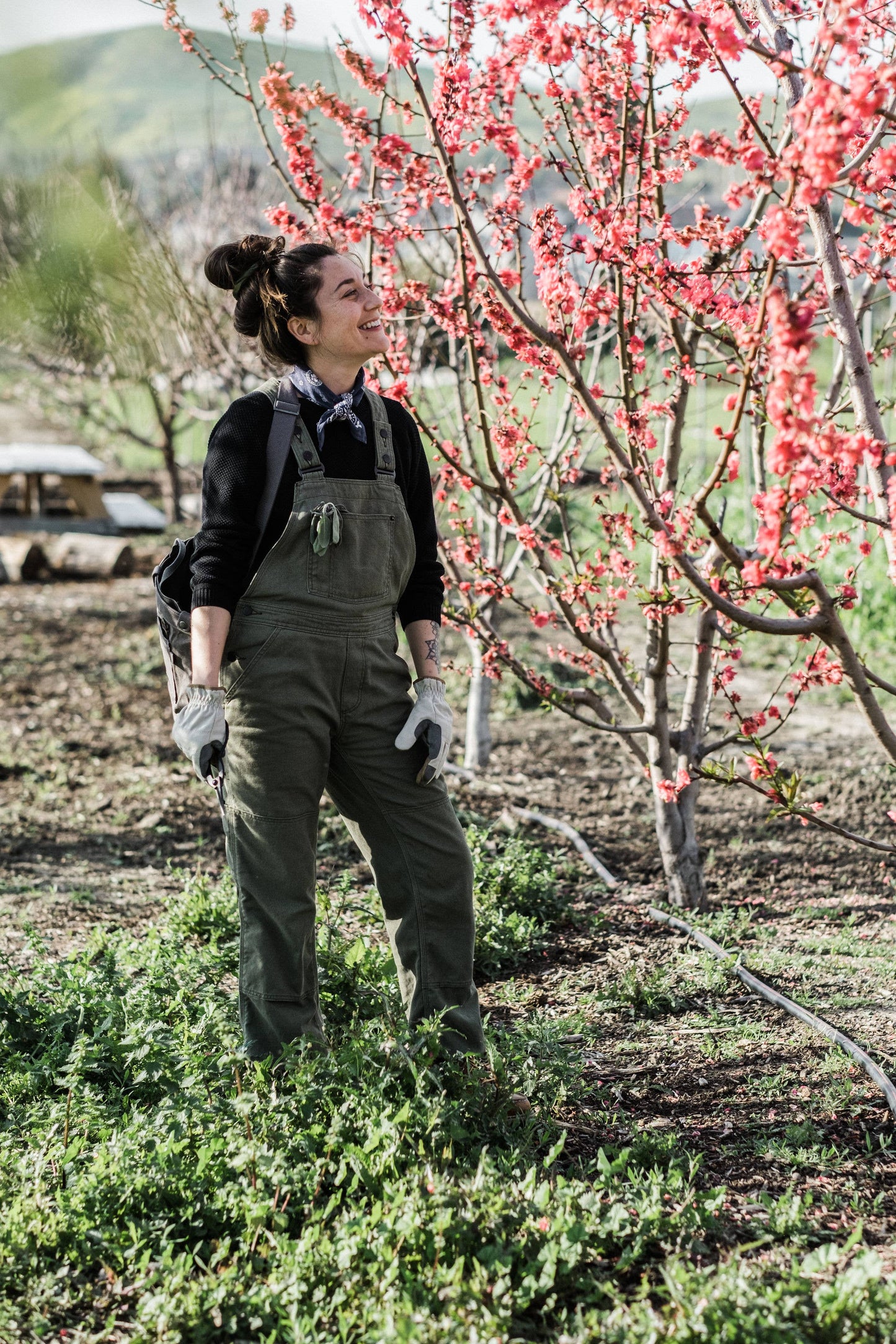 Barebones Leepa Garden Gloves, Vegan Canvas and Suede