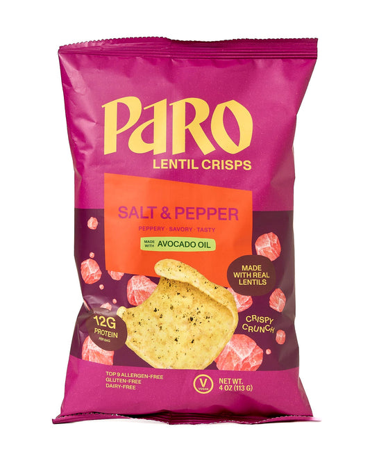 Paro Himalayan Salt & Pepper Lentil Chips - 4 oz