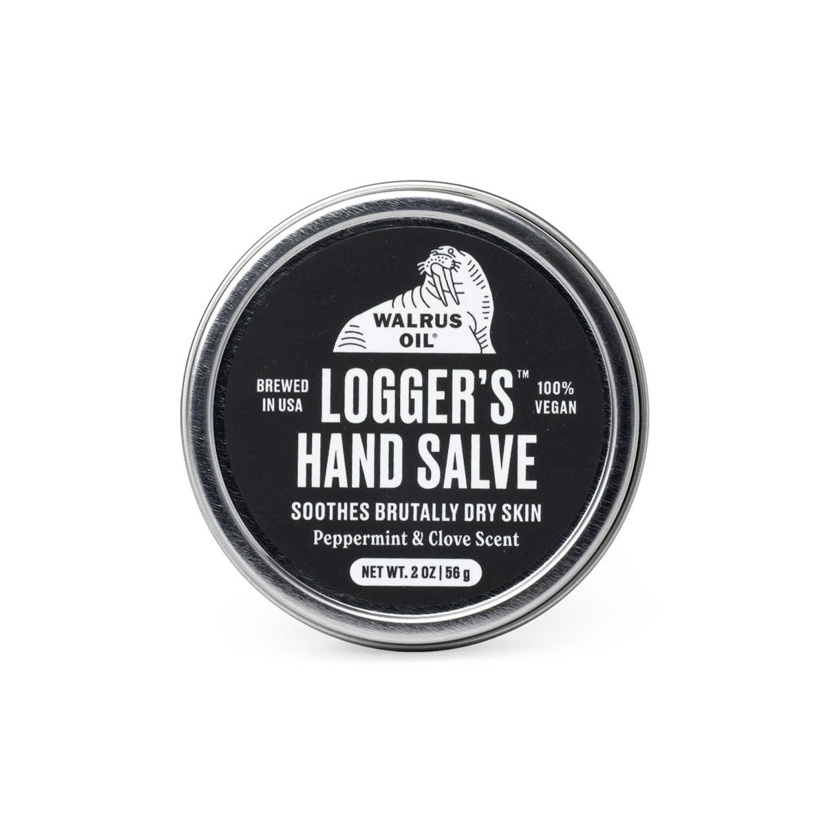 Walrus Oil Logger's Hand Salve 2 oz, Peppermint and Clove