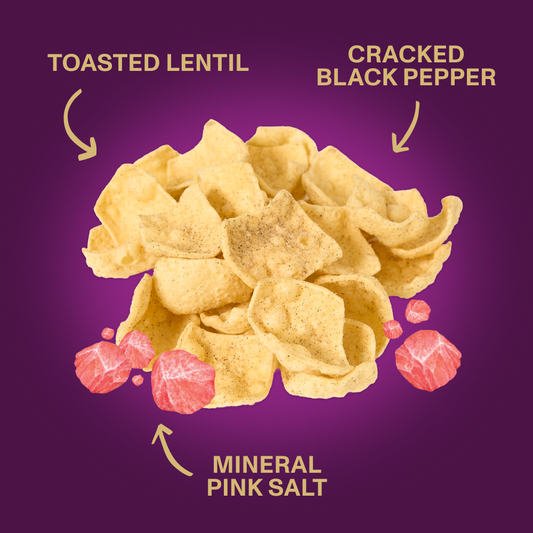 Paro Himalayan Salt & Pepper Lentil Chips - 4 oz