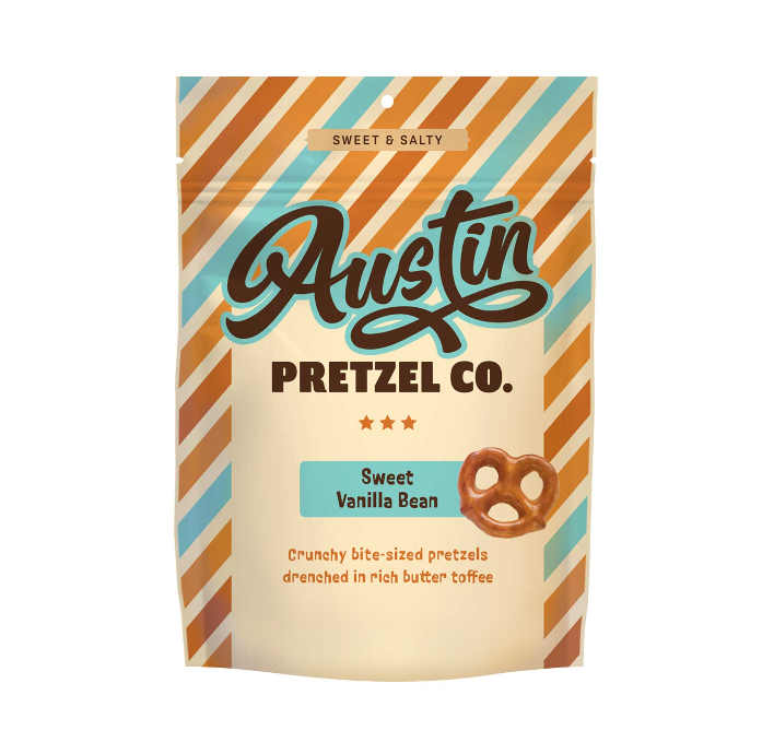 Austin Pretzel Company Sweet Vanilla Bean Pretzels - 4 oz