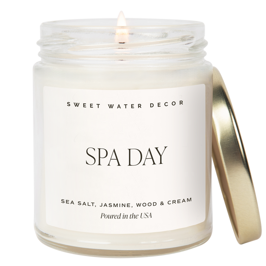 Sweet Water Decor Spa Day Soy Candle 9 oz