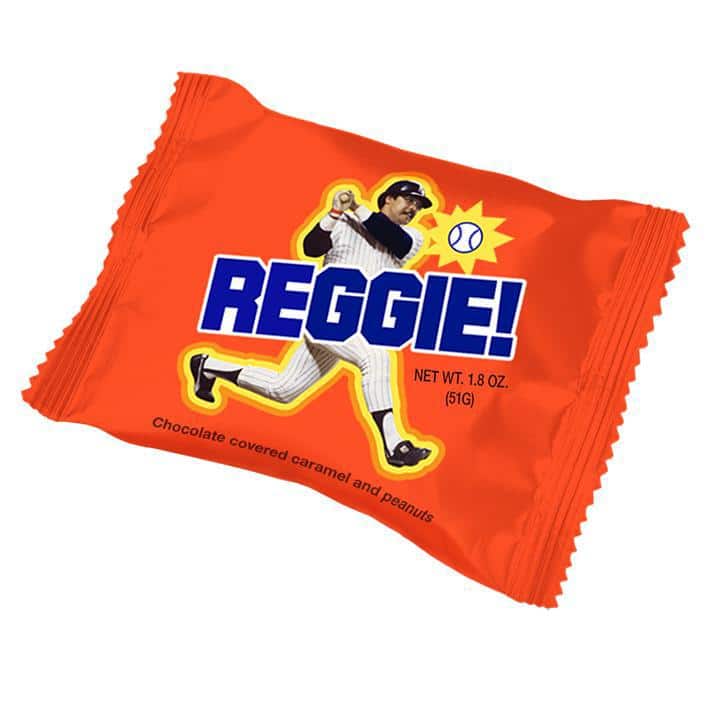 Reggie! Bar - Iconic Chocolate Peanut Caramel Candy Bar, Single