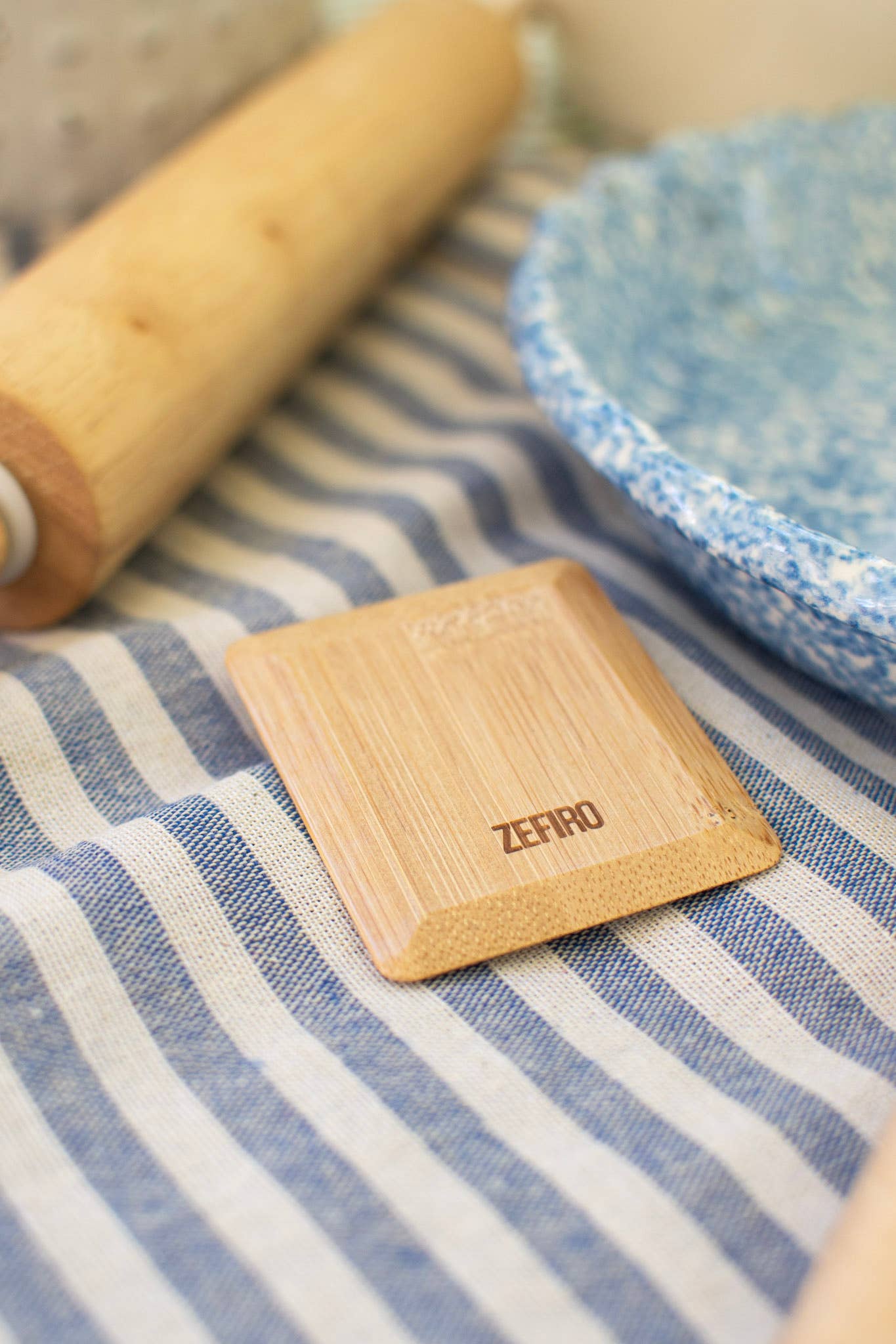 Zefiro Bamboo Pot Scraper, Reusable and Plastic-Free