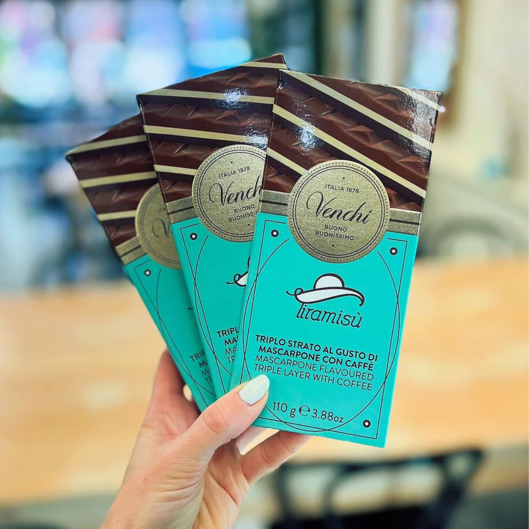 Venchi Tiramisu Cremino Layered Chocolate Bar