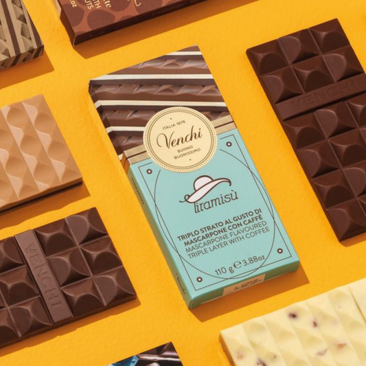 Venchi Tiramisu Cremino Layered Chocolate Bar