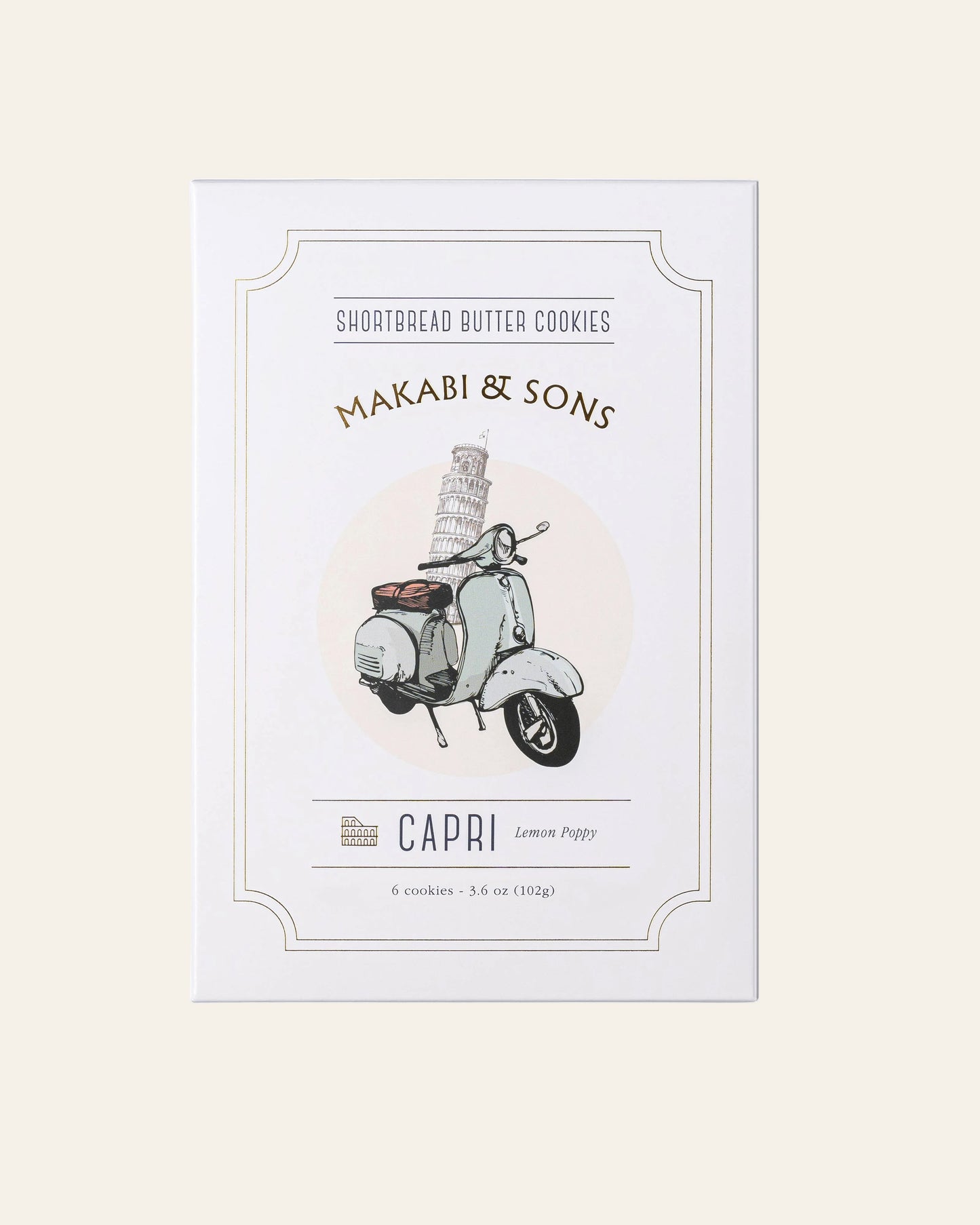 Lemon Poppy Shortbread Cookies – Capri