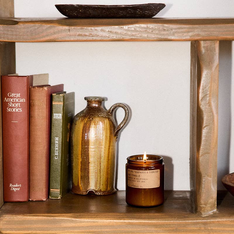 Teakwood & Tobacco Soy Candle - 7.2 oz