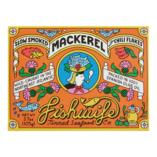 Fishwife Slow Smoked Mackerel - 3.7 oz