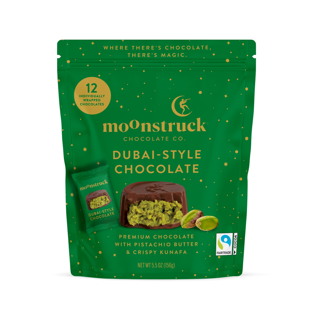 Moonstruck Dubai-Style Chocolate - Pistachio & Kunafa, 5.5 oz
