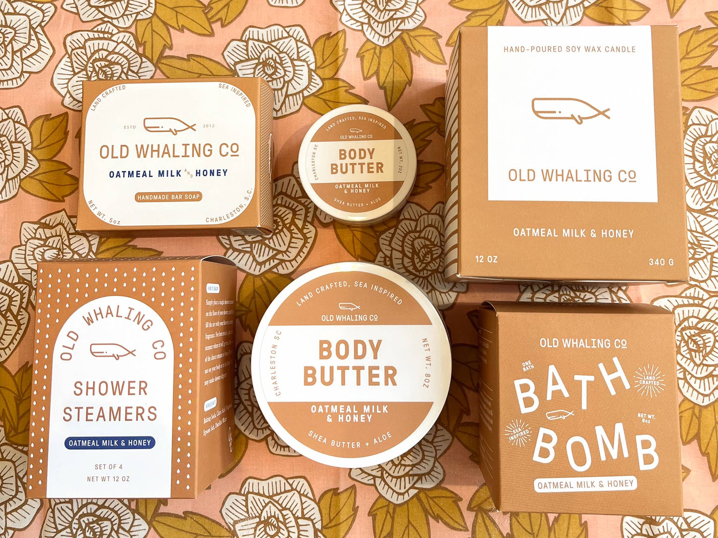 Old Whaling Company Oatmeal Milk and Honey Bath Bomb 8 oz