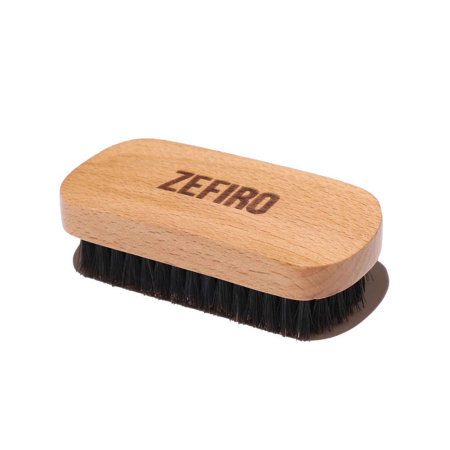 Zefiro Beard Brush, FSC-Certified Beechwood and Boar Bristle