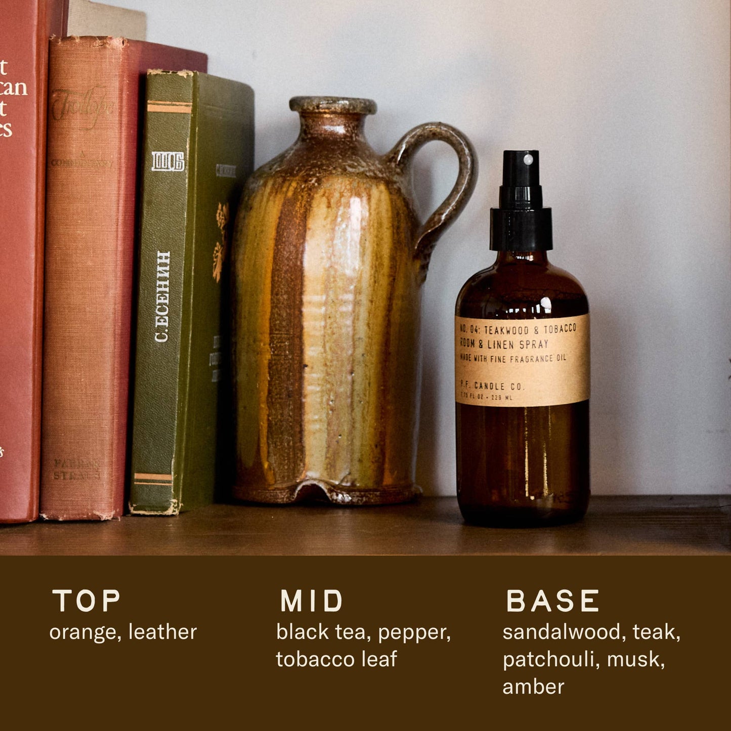 Teakwood & Tobacco Room & Linen Spray - 7.75 oz