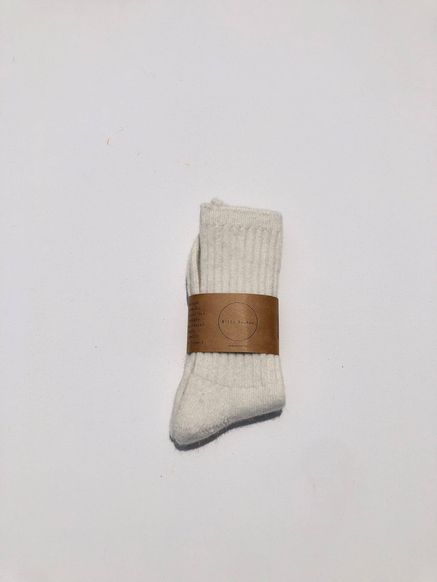 Billy Bamboo Iceland Wool Blend Socks, M/L