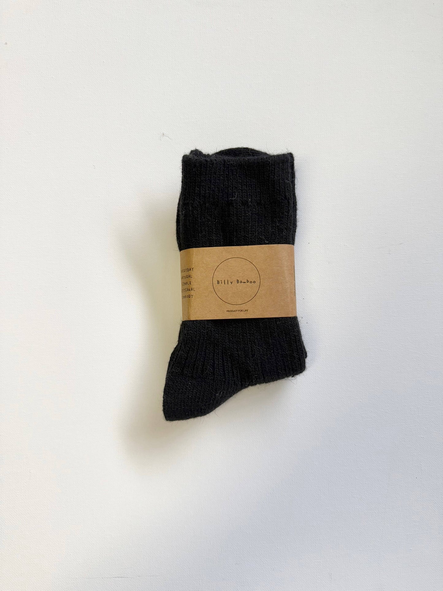 Billy Bamboo Iceland Wool Blend Socks, M/L