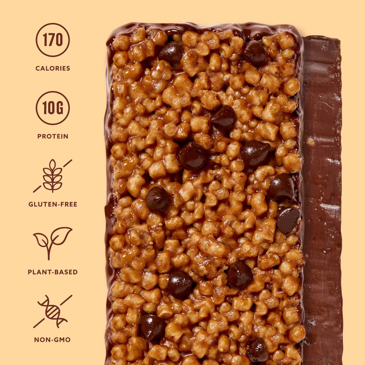 Mezcla Peanut Butter Chocolate Puff Crispy Protein Bar