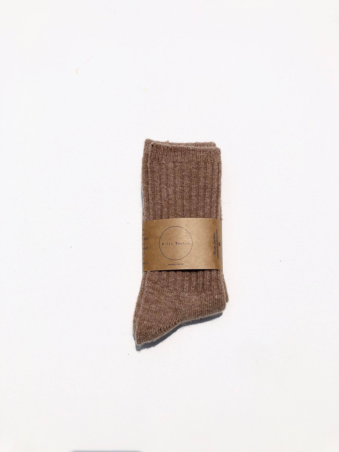 Billy Bamboo Iceland Wool Blend Socks, M/L