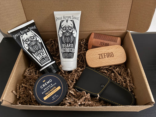 Beard Grooming Gift Box | Grave Before Shave, Cremo + More
