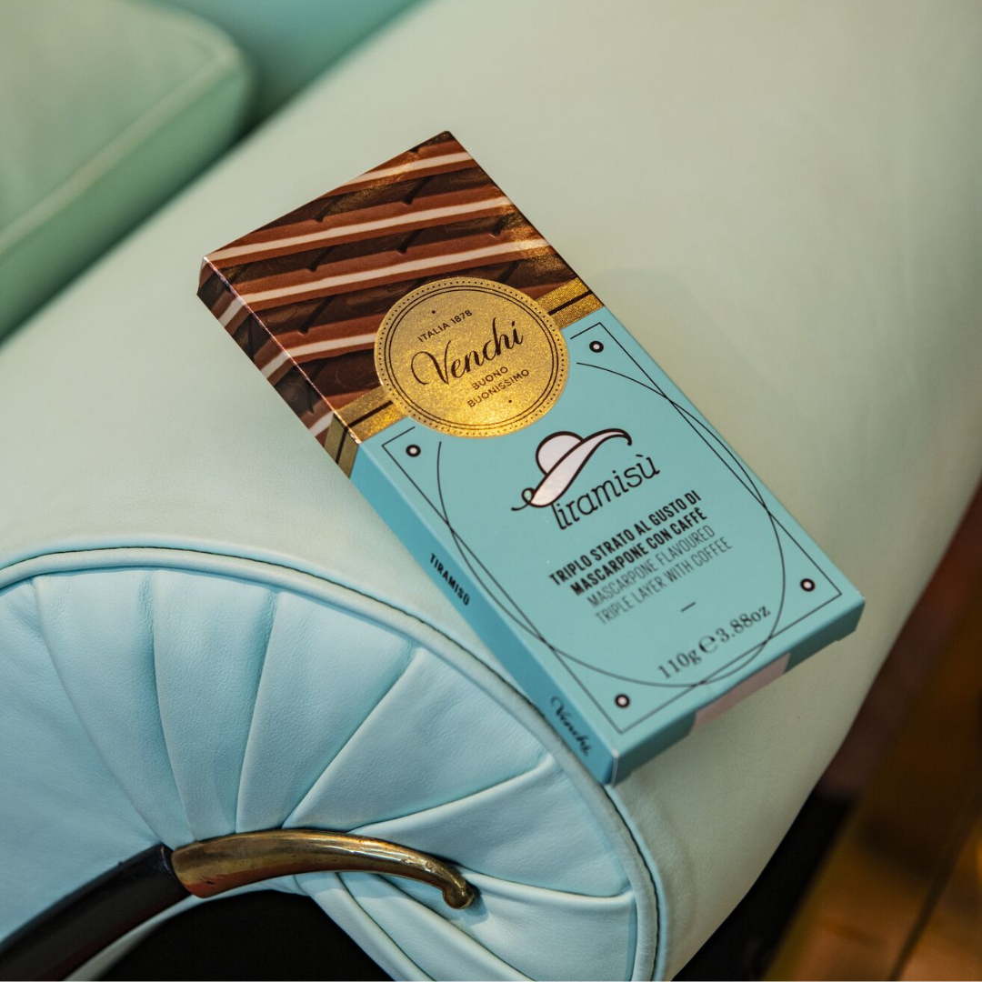 Venchi Tiramisu Cremino Layered Chocolate Bar