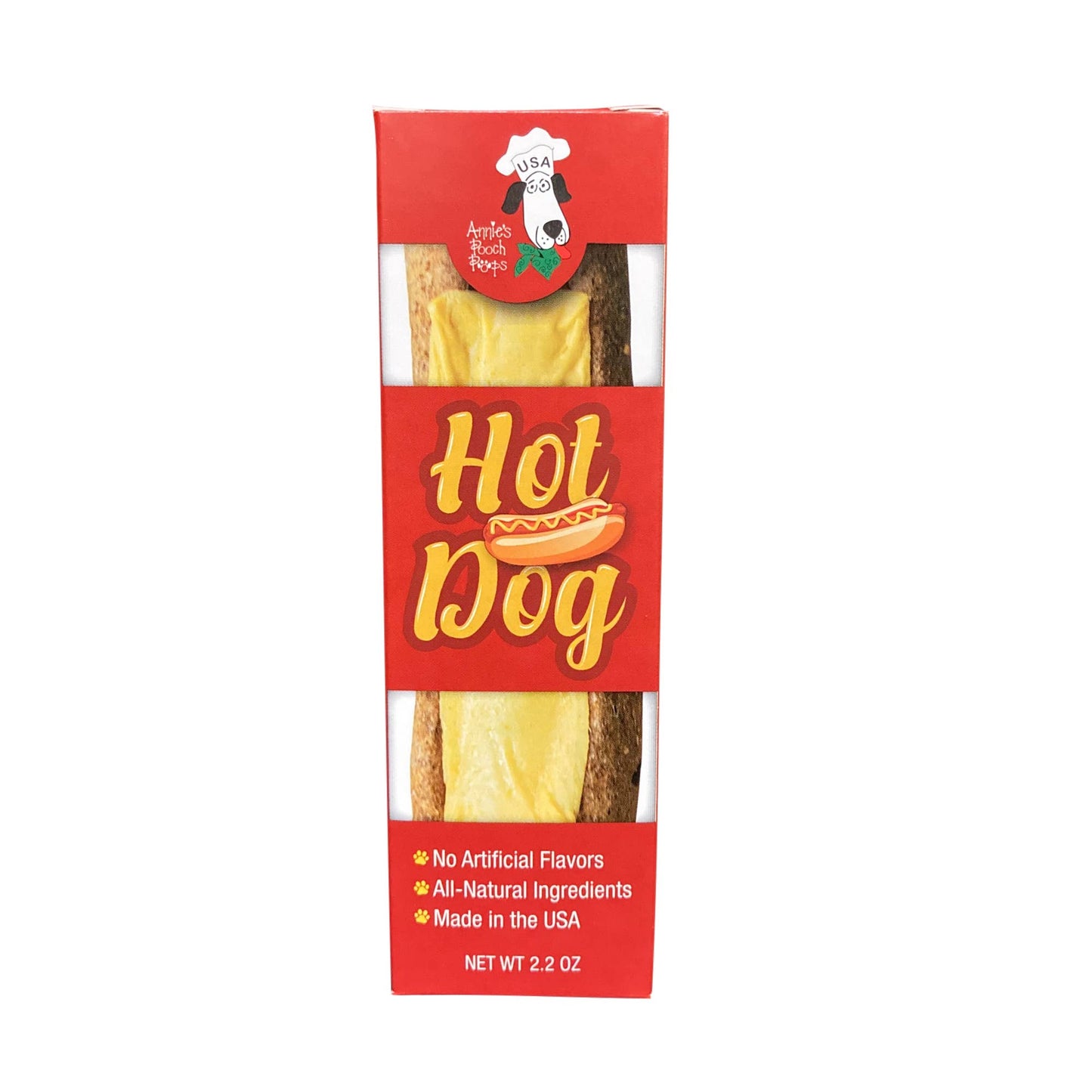 Annie's Pooch Pops Annie's Hotdog Dog Treat, Handmade in the USA