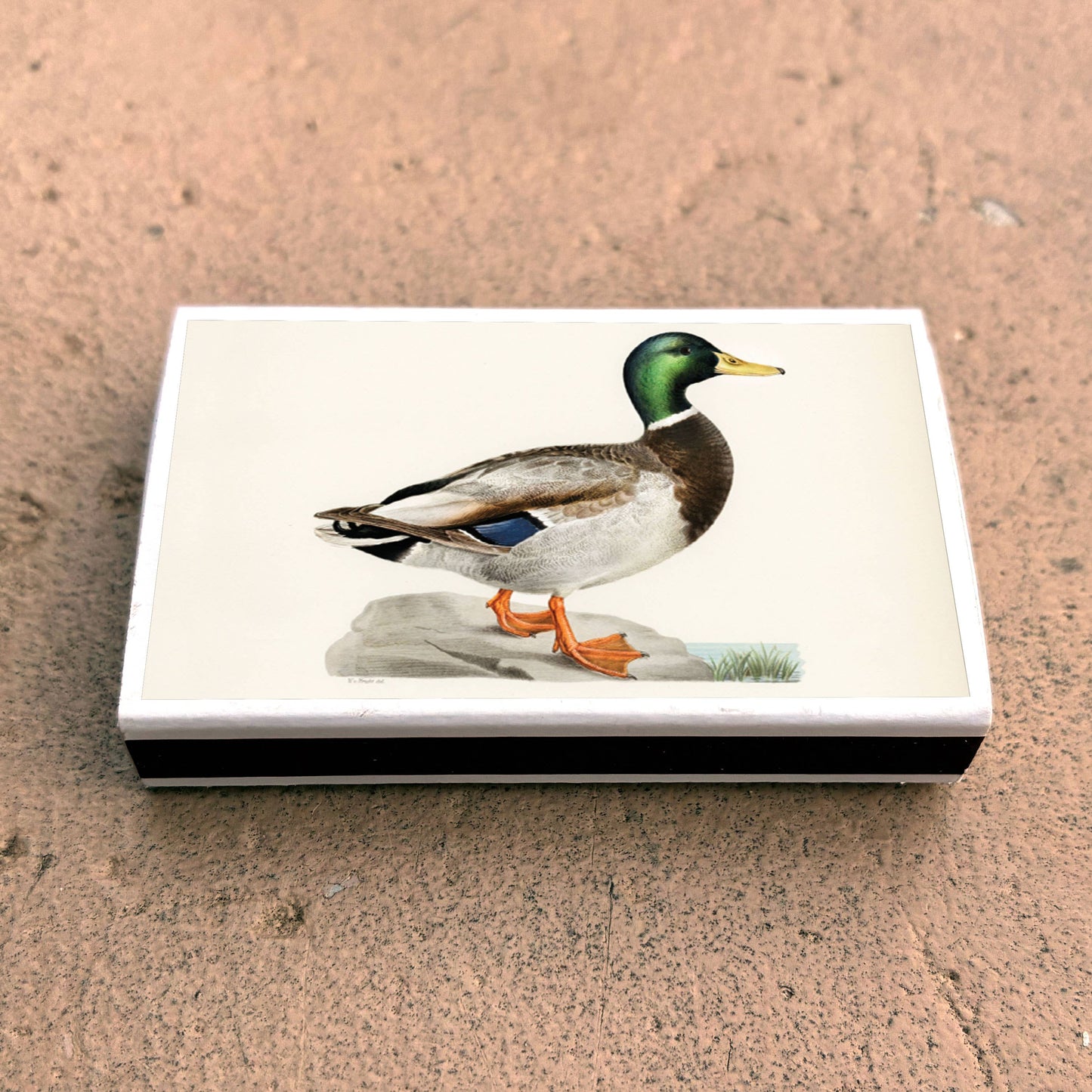 Mallard Duck Matchbox, Decorative Matches for Candles + Incense