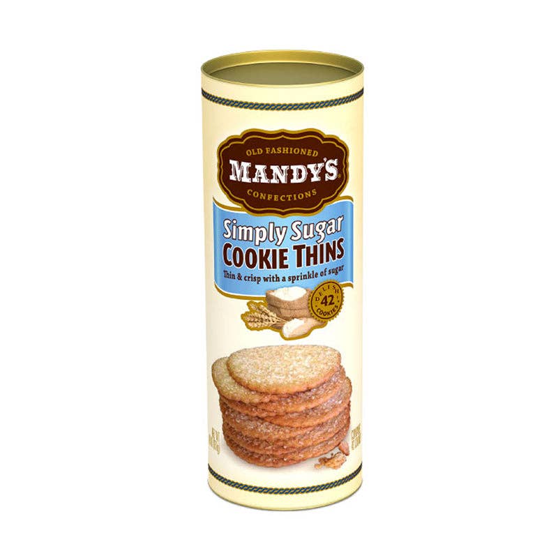 Mandy's Simply Sugar Cookie Thins, 4.6 oz