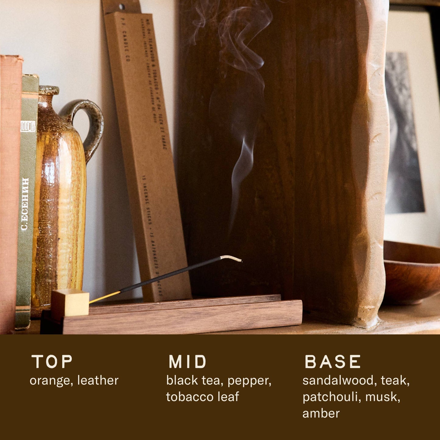 Teakwood & Tobacco Incense Sticks - P.F. Candle Co.