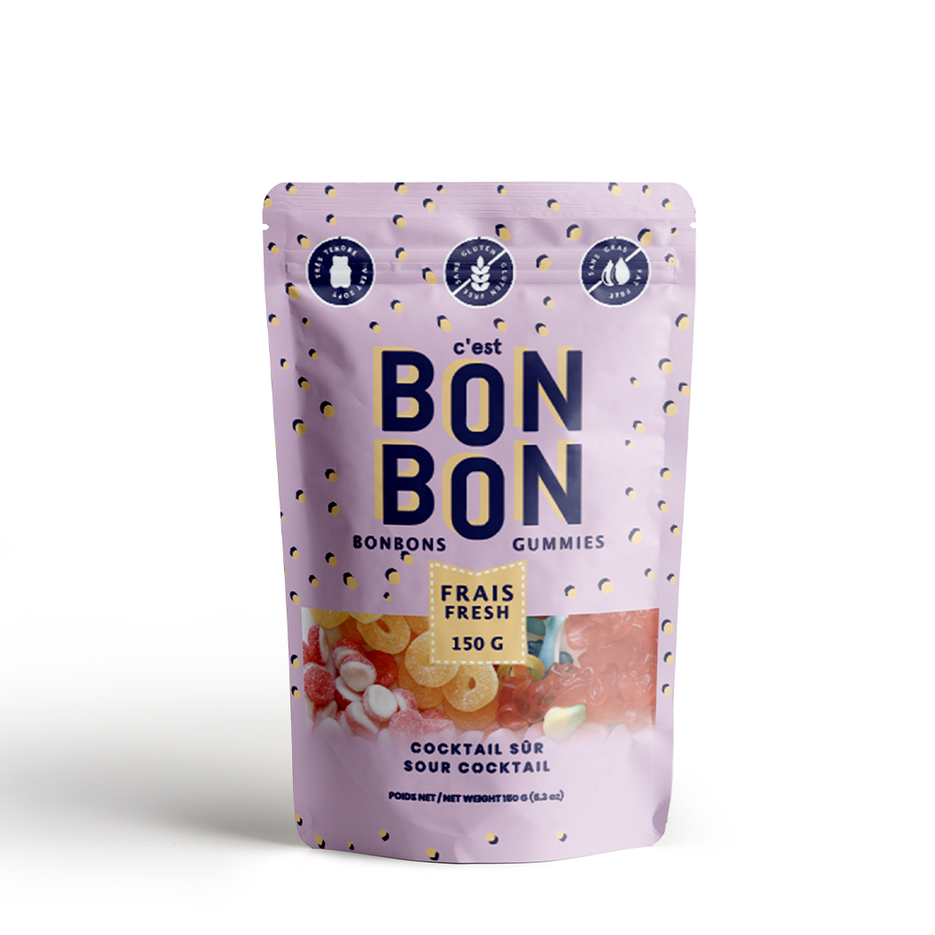 La boîte à bonbons Sour Cocktail Gummy Candies