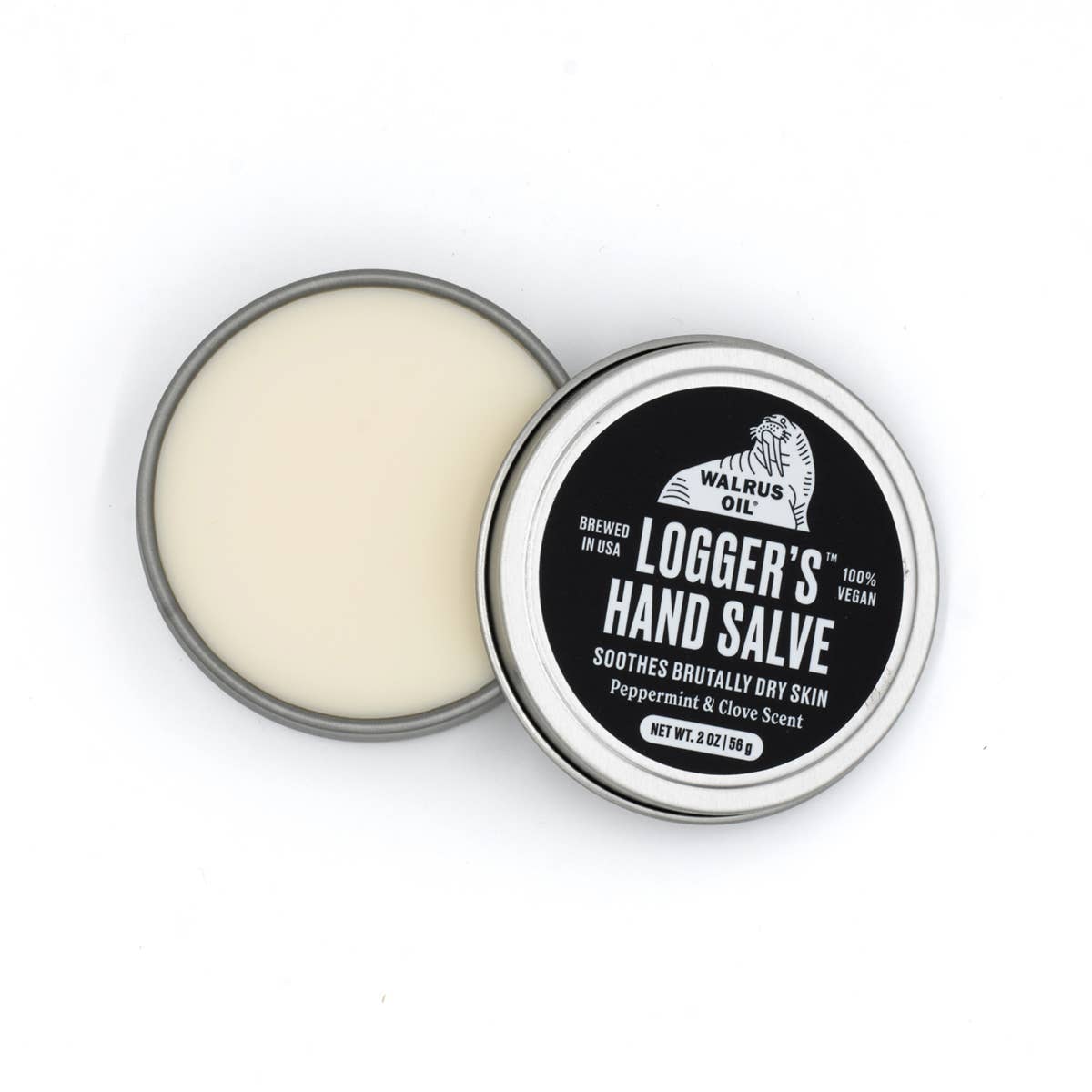 Walrus Oil Logger's Hand Salve 2 oz, Peppermint and Clove