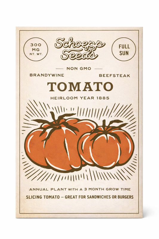 Tomato, Heirloom Garden Seed Packets, Beefsteak