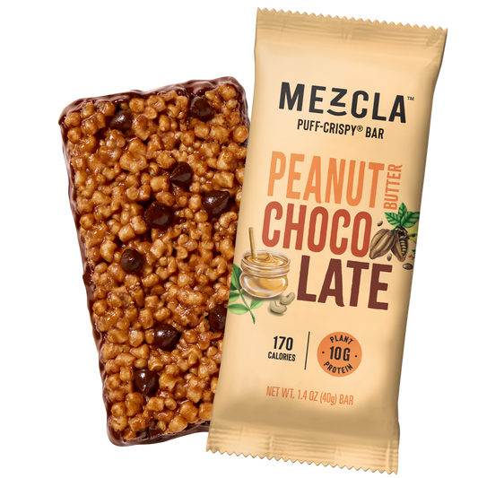 Mezcla Peanut Butter Chocolate Puff Crispy Protein Bar