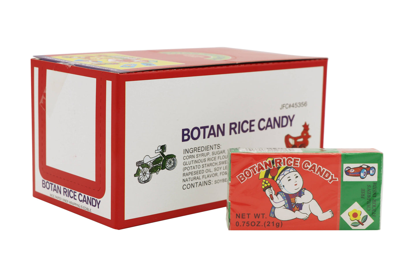 Botan Rice Candy — Japanese Citrus Taffy with Edible Wrapper