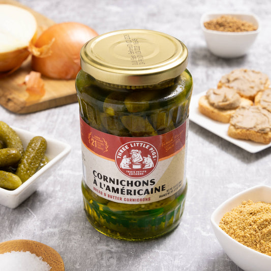 Three Little Pigs Cornichons - Bread & Butter
