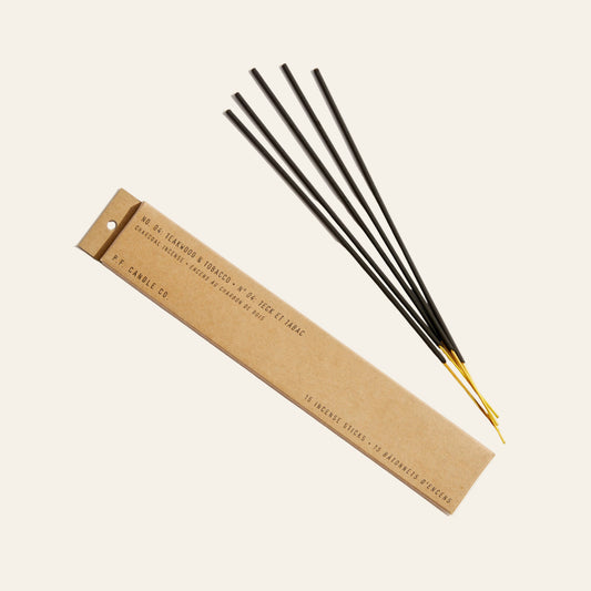 Teakwood & Tobacco Incense Sticks - P.F. Candle Co.
