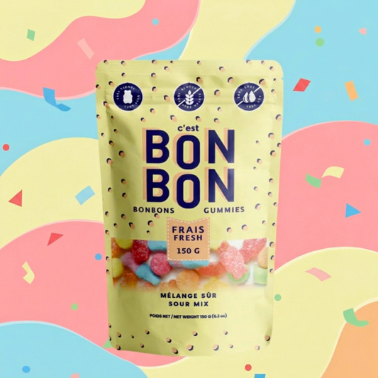 La boîte à bonbons Sour Mix Gummy Candies