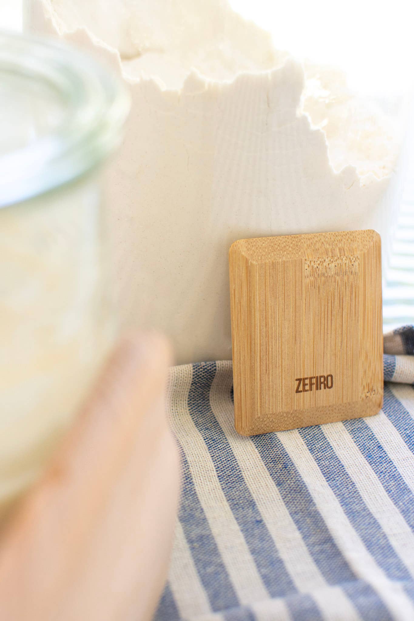 Zefiro Bamboo Pot Scraper, Reusable and Plastic-Free